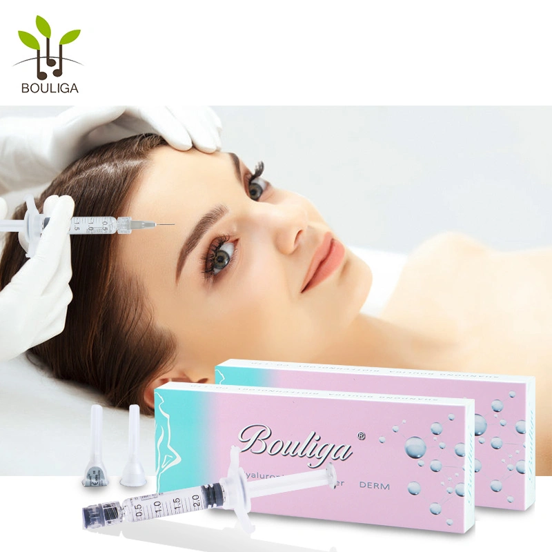 Crosslinked 2ml Derm Line Hyaluronic Acid Dermal Filler for Anting Age