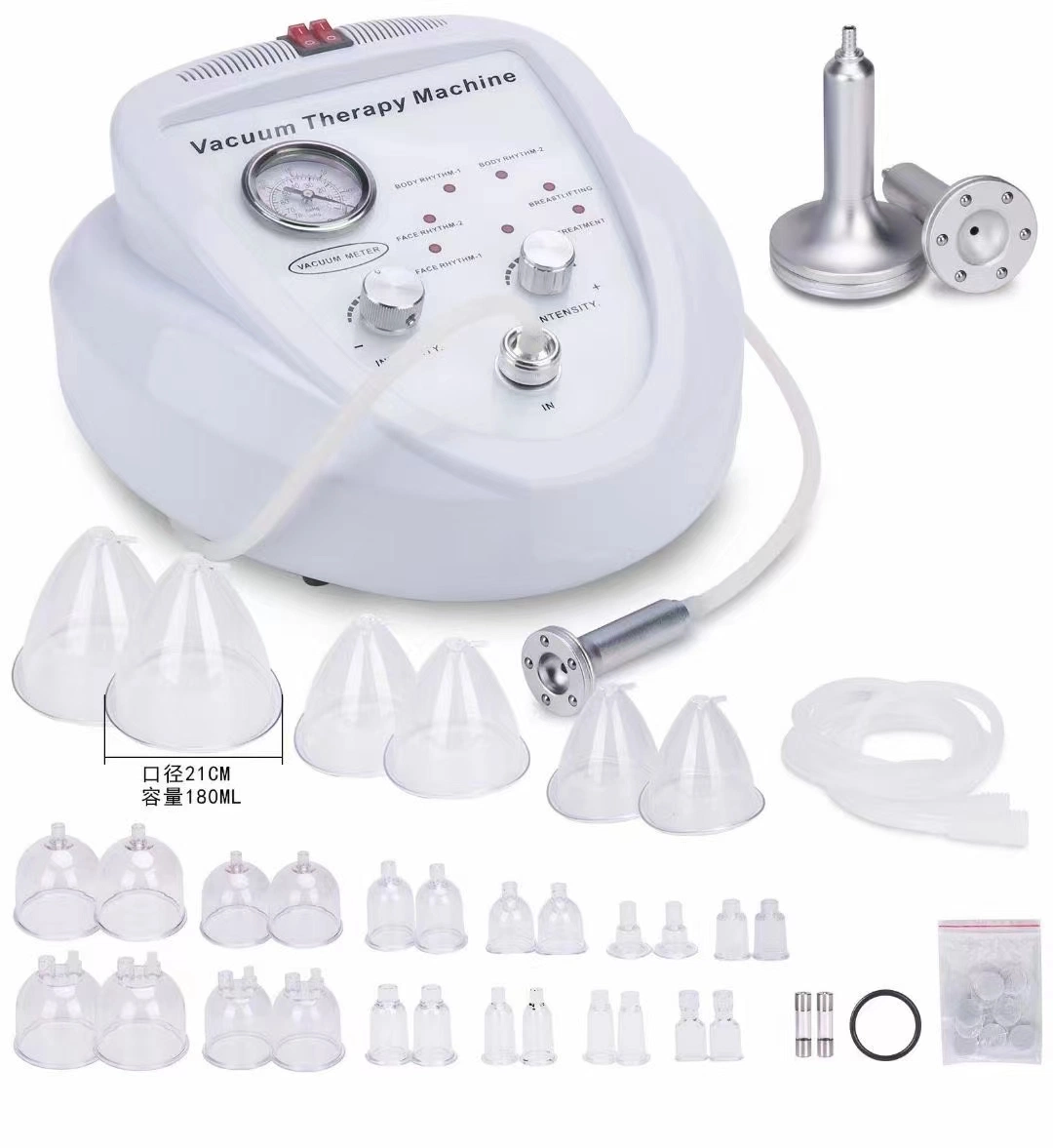 Hot Vacuum Breast Enlargement Vacuum Therapy Massager with XL Vacuup Cup for Buttocks
