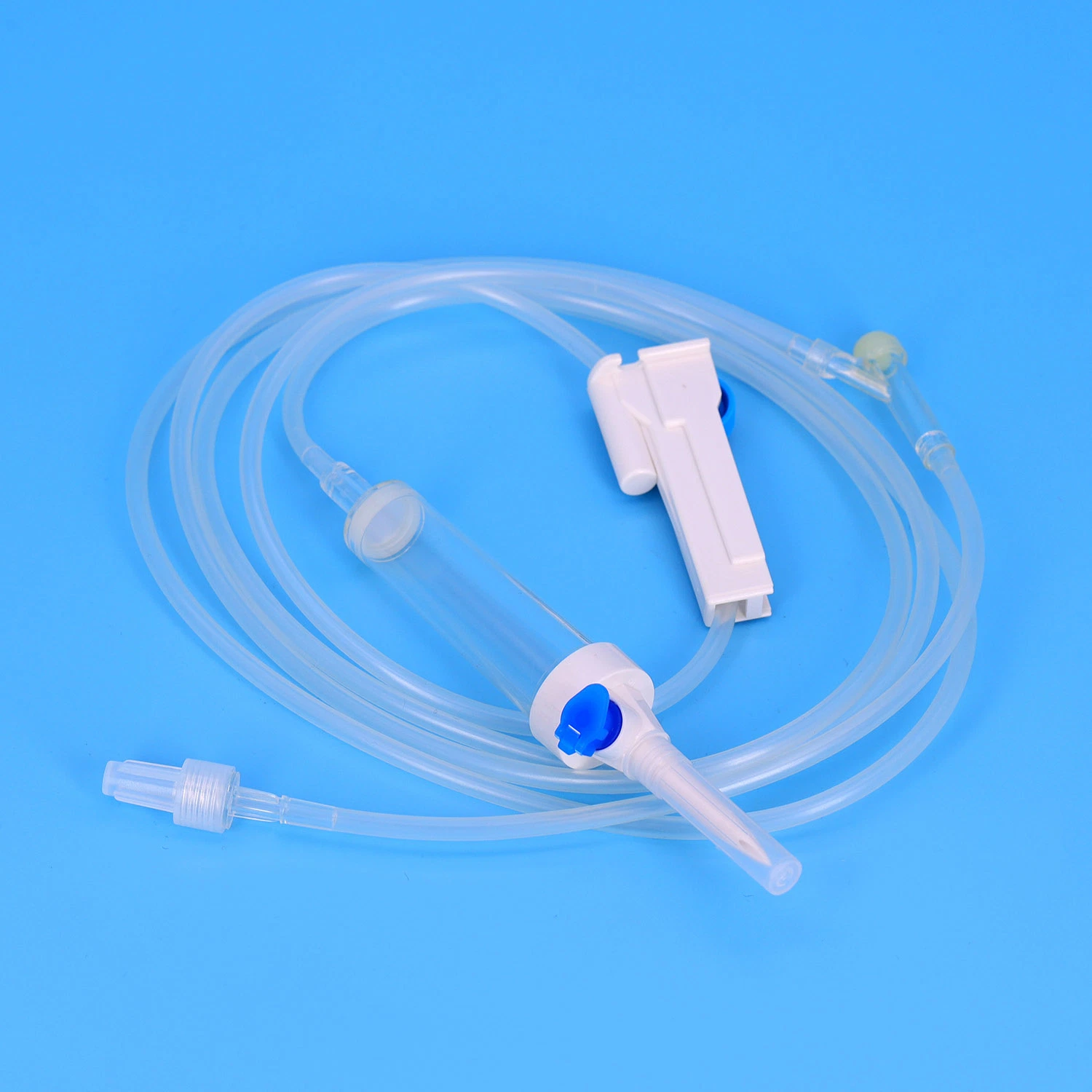 Hot Sale Zhenfu TPE Free_PVC Precision with Y Connector Disposable IV Infusion Sets Set