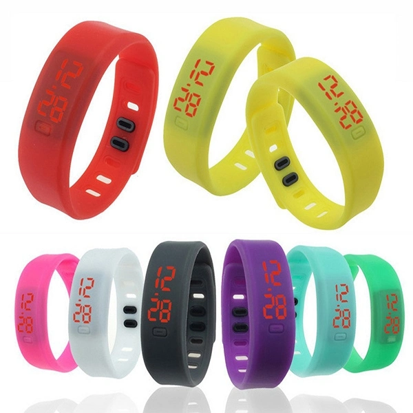 Sports Silicone Wristband LED Digtal Watch Bracelet