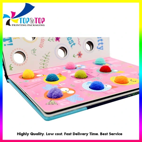 Factory Price Custom Children Board Game Book Printing with Soft Balls