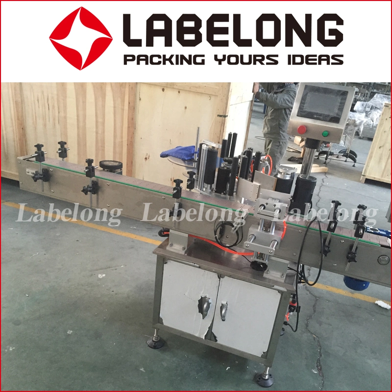 Automatic Round Bottle Labeling Machine Pet Bottles Shrink