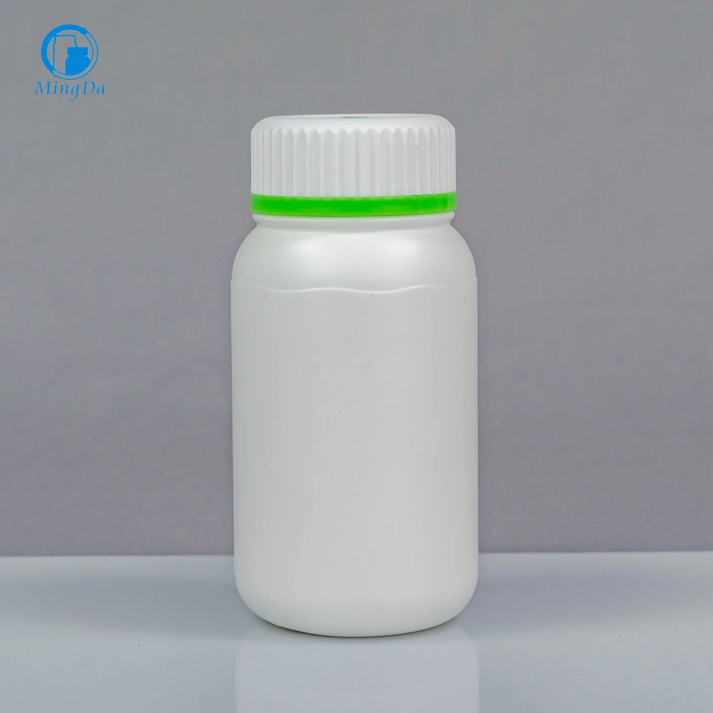 200ml HDPE Plastic Corrugated Colorful Food Packaging Bottle with Double Cap for Pharma /Medical Foods 6oz