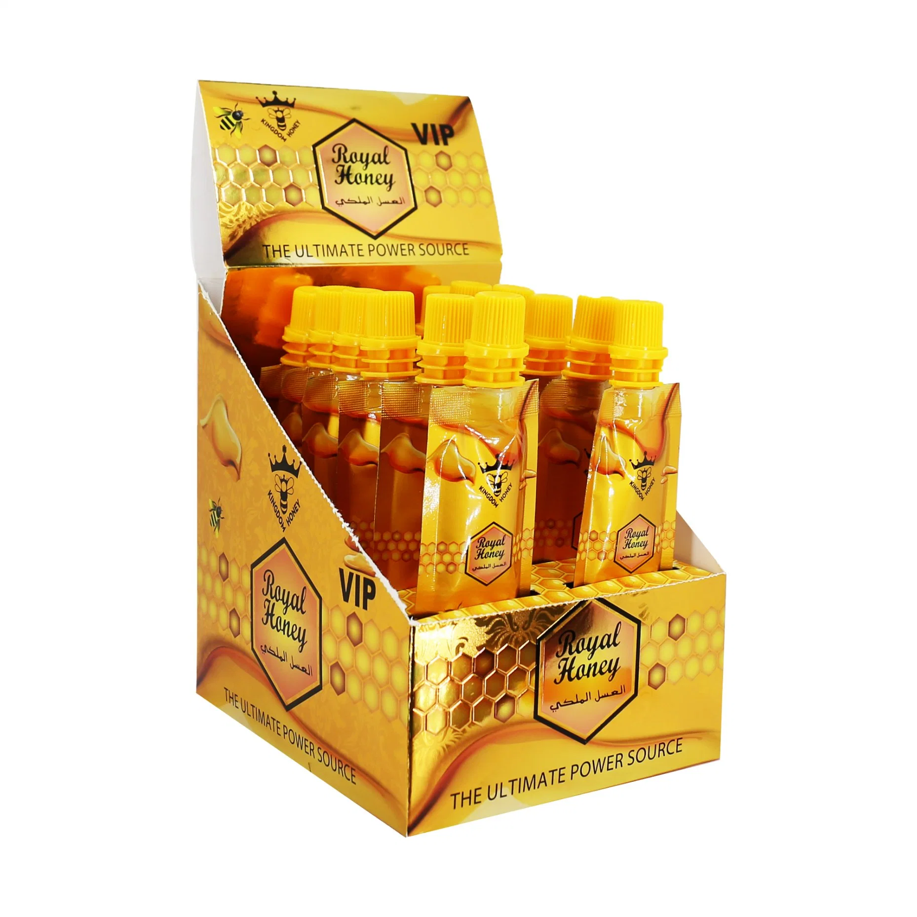 Easy Carry with Display Box New Design 12 Sachet Per Box Royal Honey