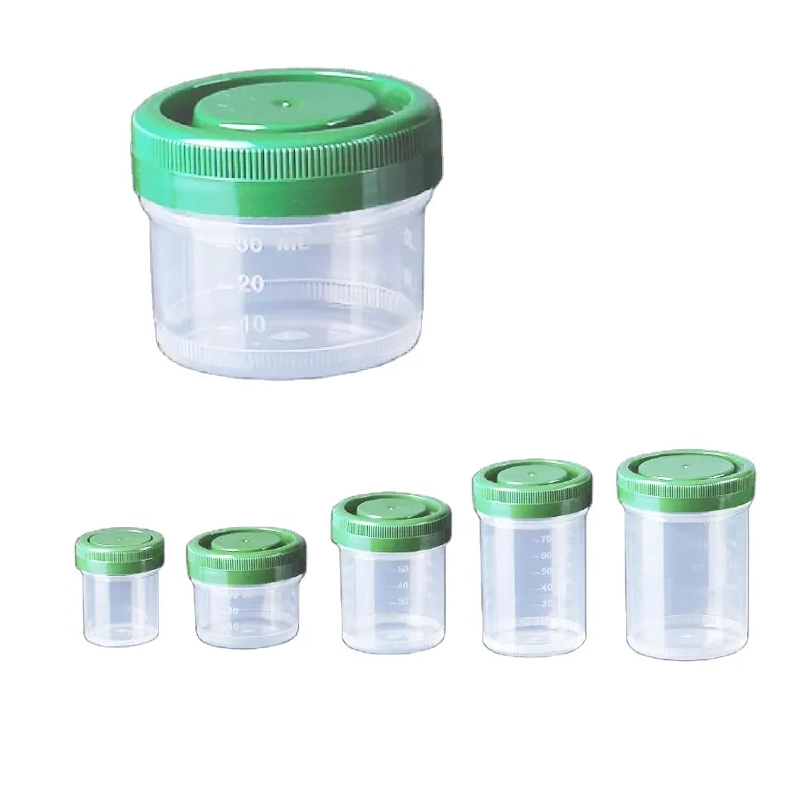 20ml/40ml/60ml/90ml/120ml/160ml/250ml/500ml/1000ml Disposable Medical Tissue Specimen Formalin Cup