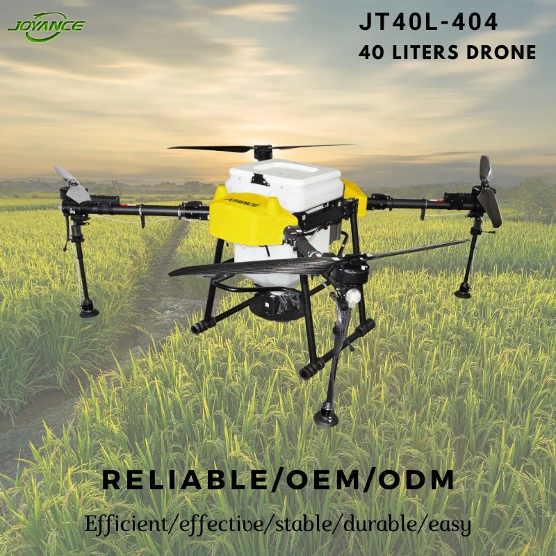 Color Personalice Joyance T40 fumigación agrícola UAV Drone con RTK/radar/fertilizante Esparcidor