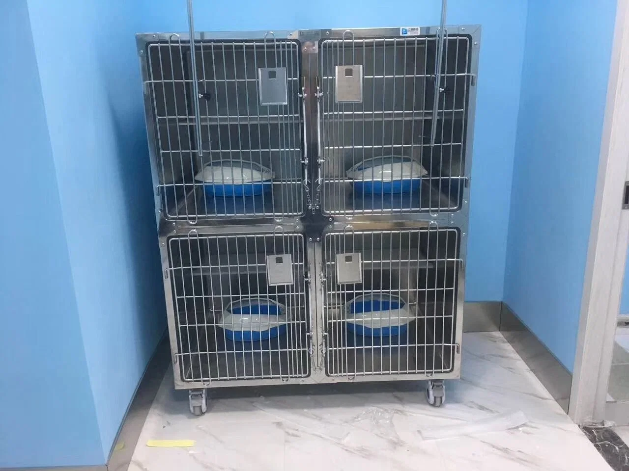 Hochey Medical Veterinary Hospital 304 Acero inoxidable Metal jaula de mascotas Precio