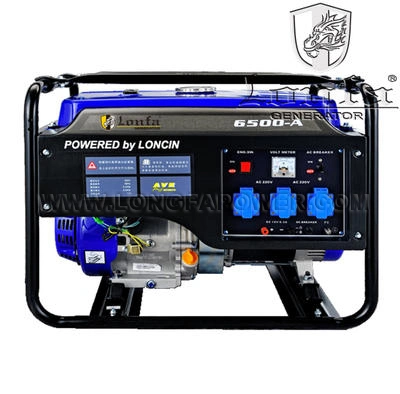 Aluminium or Copper Alternator 1kVA 2 Kw 3kVA 5 kVA 6 Kw 8 kVA 10kVA Loncindesign Gasoline Generator Factory Price for Home Use