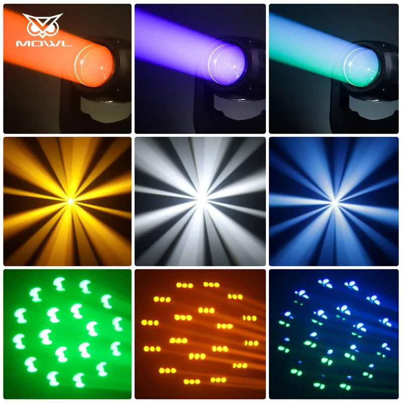 Iluminação de faróis de médios LED Hot Sale de 150 W com LED Strip para Dance Party Club Bar Show disco DJ