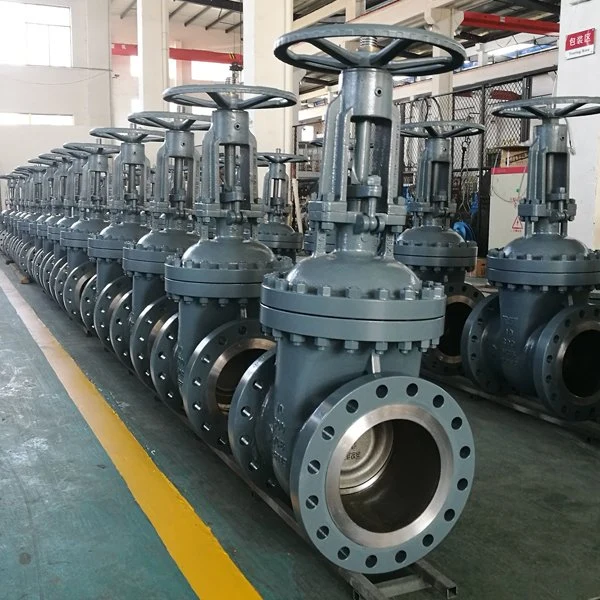 ANSI 150-2500 Cast Steel/Stainless Steel Wcb CF8 CF8m Flanged Gate Valve DN50-DN1200