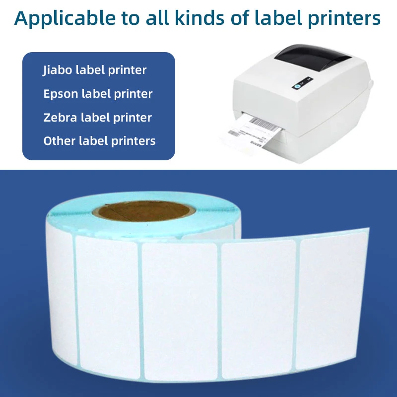 Direct Thermal Self-Adhesive Label 50X30X1500 Shipping Labels for Product Packing Arcode Label