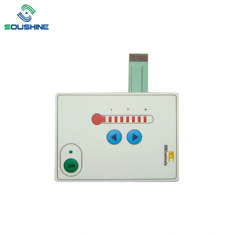 OEM Factory PCB Based Transparent Window Membrane Switch Metal Dome