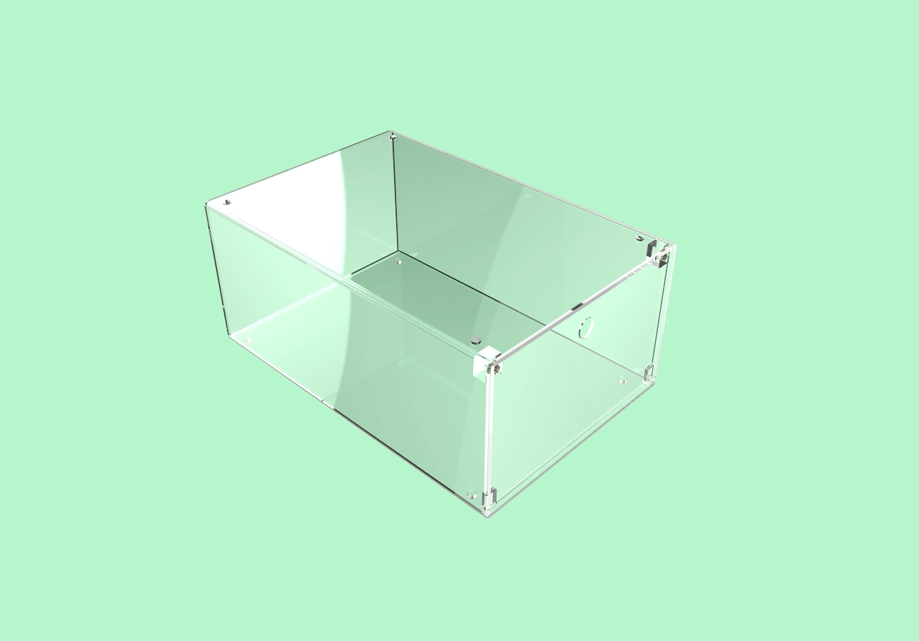Customize Magnetic Clear Acrylic Shoe Display Case