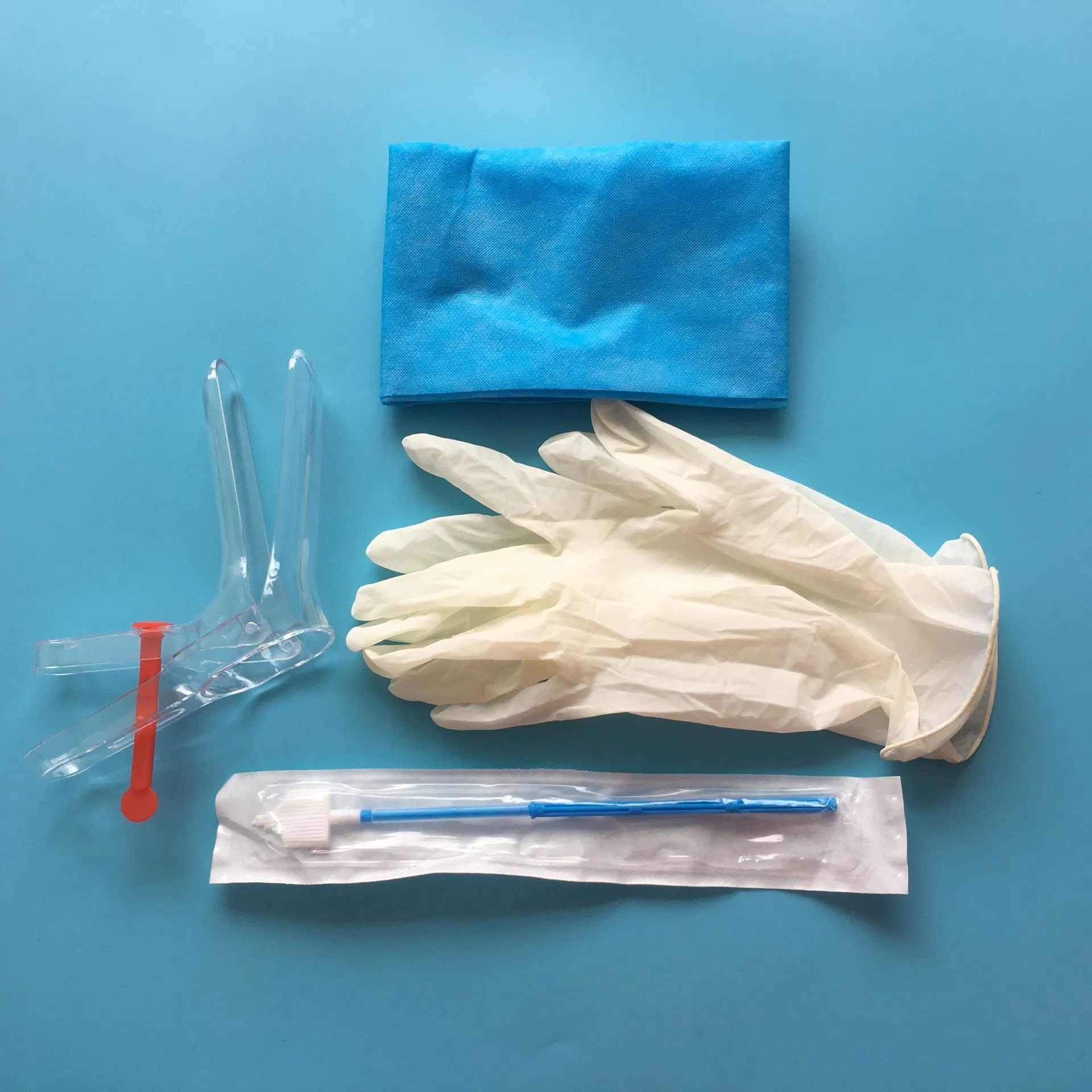 Gynecological Examination Medical Pad Brush Gloves Disposable Gynecological Examination Kit