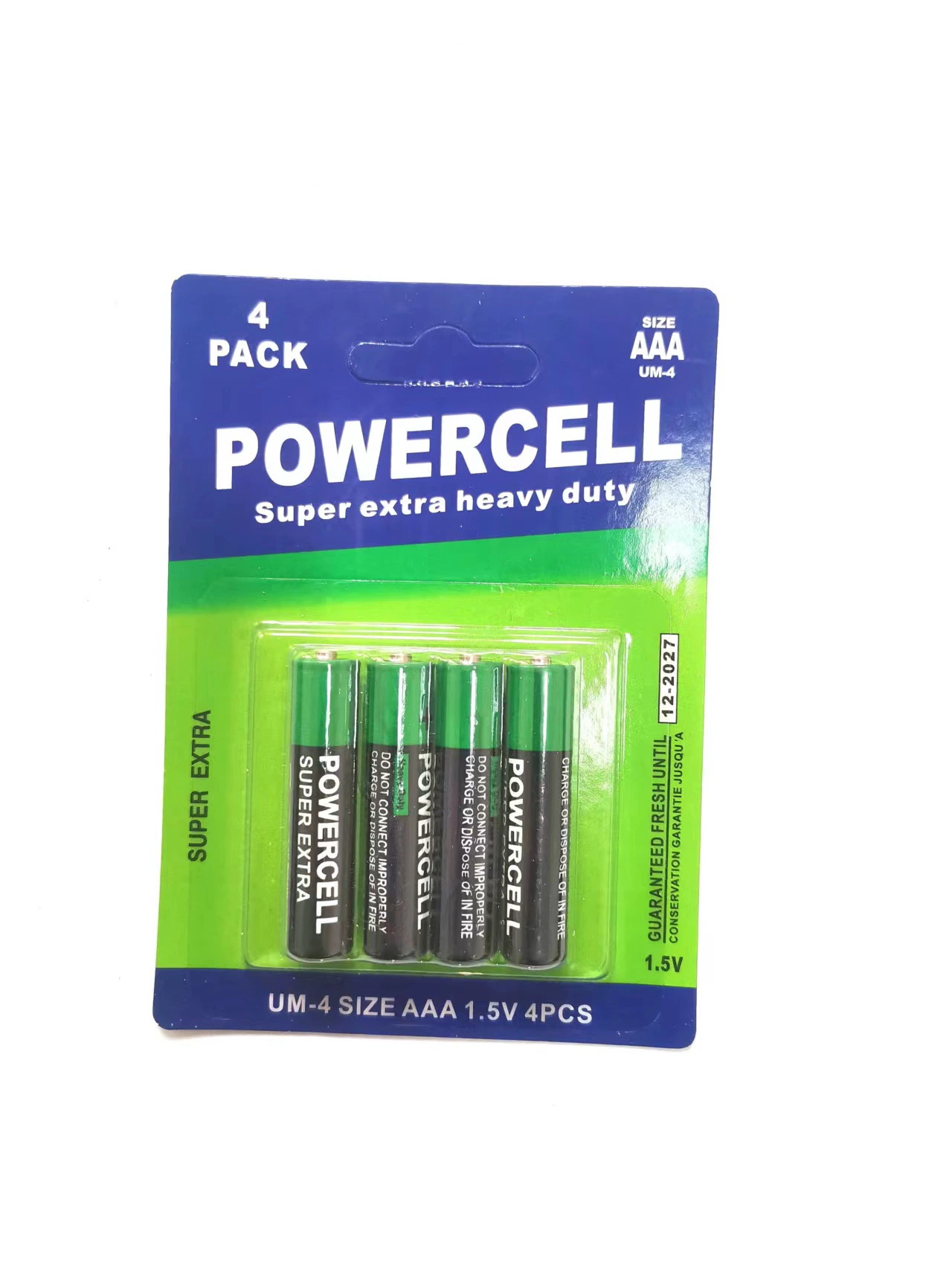 Batterie principale OEM batterie 1.5V R6 UM-3 pour grand public Batterie pour outils électroniques/électriques