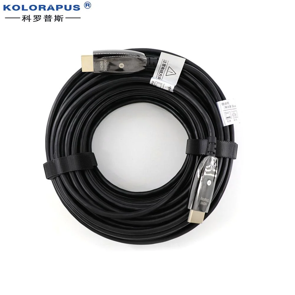 Kolorapus 5m 10m 15m 20m 25m 30m 50m 100m HDMI 8K 60Hz 48gbps 4K 60Hz 18gbps Aoc HDMI 2.1 2.0 Ultra-HD Active Optical Fiber Optic Cable