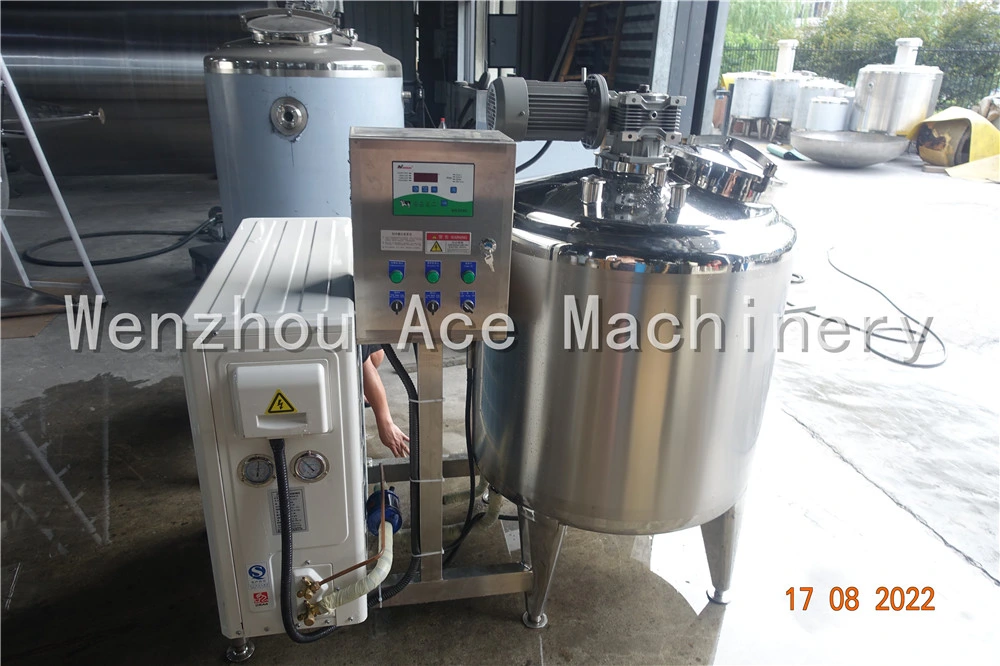 Best Price Stainless Steel SUS304 316 100L - 20000L Milk Chiller Machine Dairy Cooler Tank Milk Cooling Tank Storage Tank