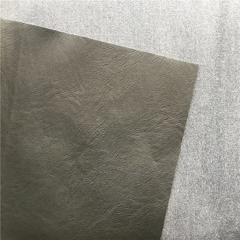Polyester imitation cuir artificiel PU Tissu Tissu synthétique de tissage de matériel pour l'ameublement