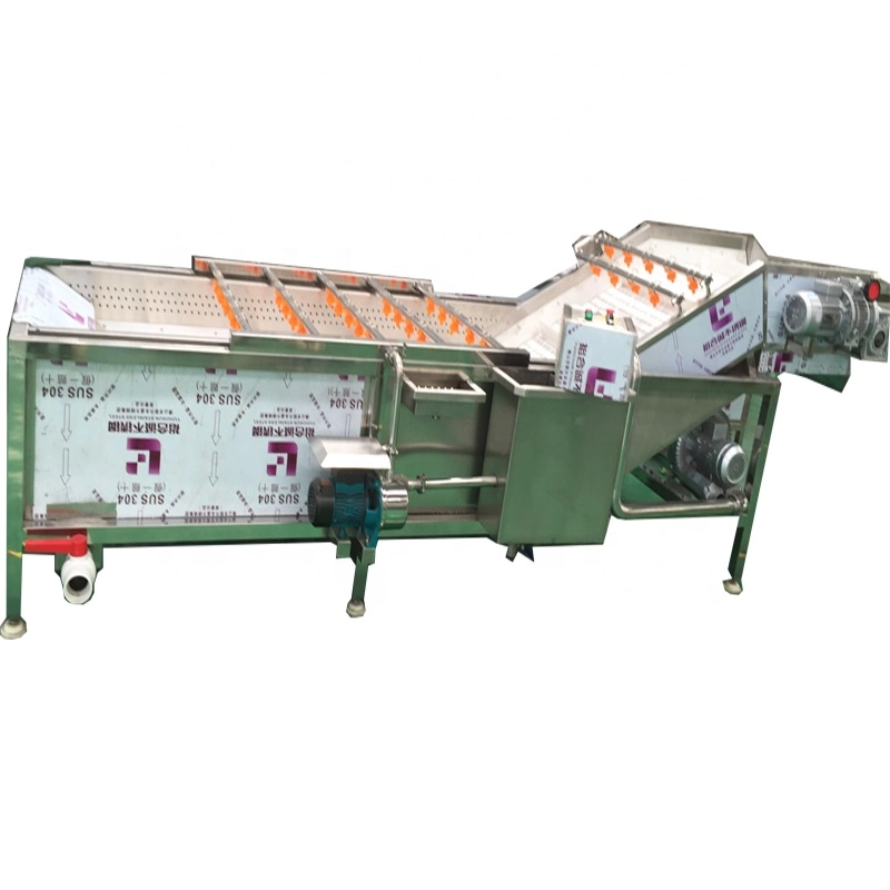 Fruit Juice and Vegetables Washing High Pressure Bubble Cleaning Machine