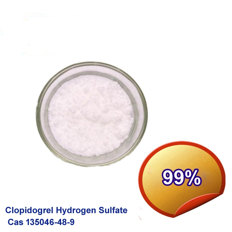 CAS 135046-48-9 99% Purity Clopidogrel Hydrogen Sulfate Anticoagulant