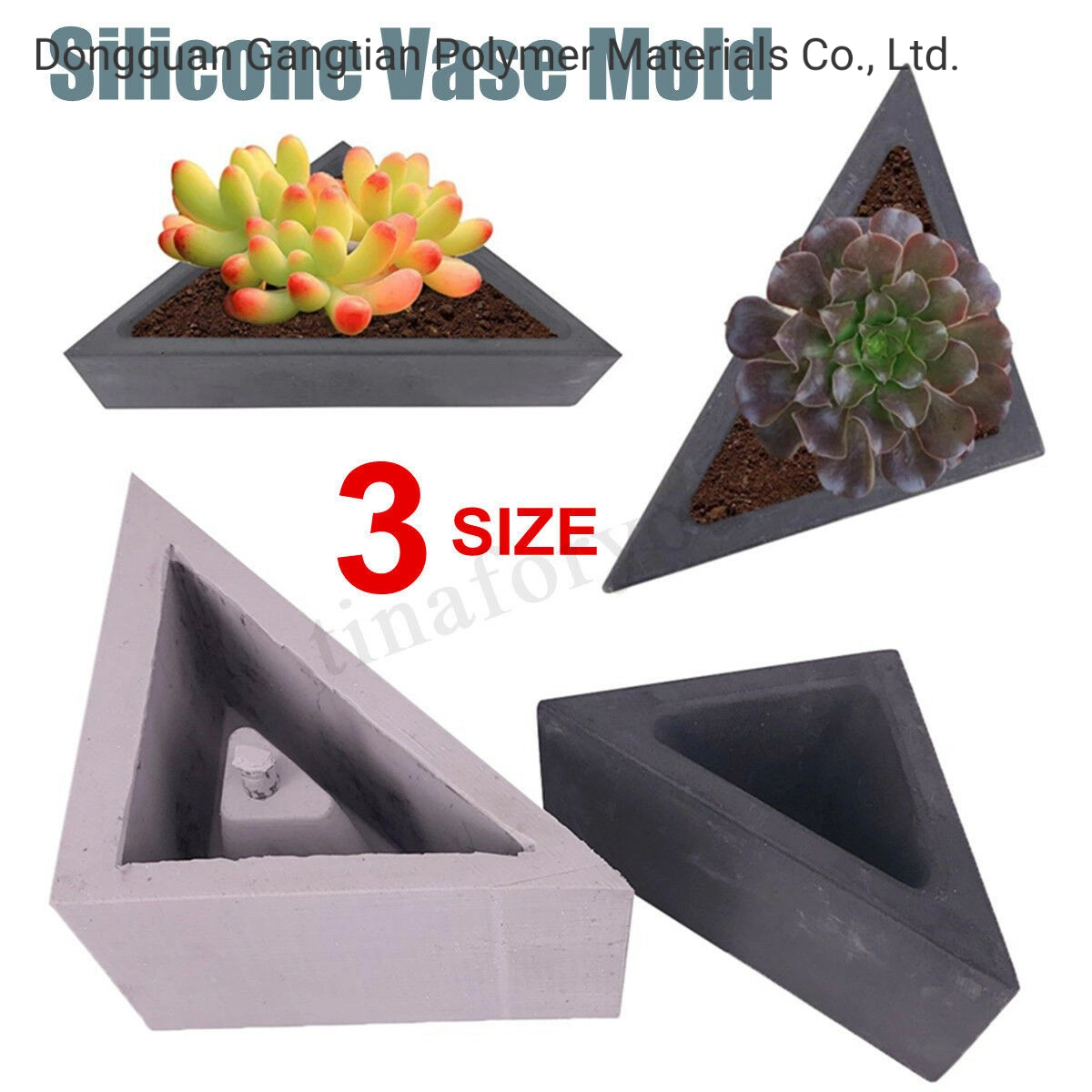 High Fluidity RTV-2 Liquid Silicone Rubber for Concrete Flowerpot Mold