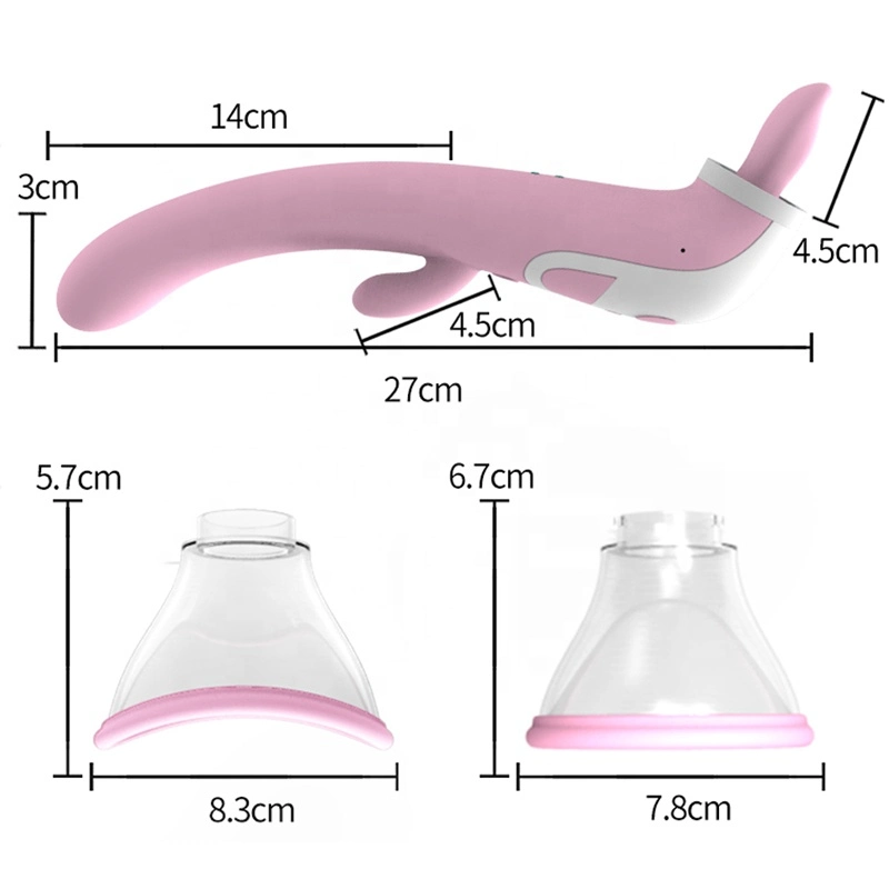 Sucking Nipple Pussy AV Wand Massager Vibrator Silicone Tongue Licking Vibrator for Women Sex Toys