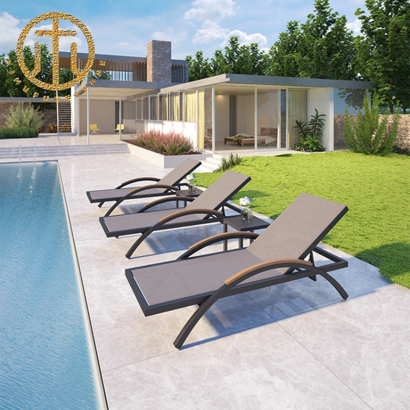 Outdoor Leisure Beach Lounge Chair Sun Room Seaside Pool Furniture