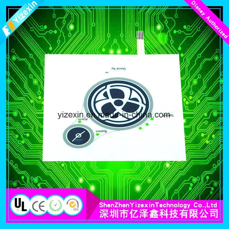 Epoxy Coating Silk-Screen Membrane Switch Tactile Board with Connector