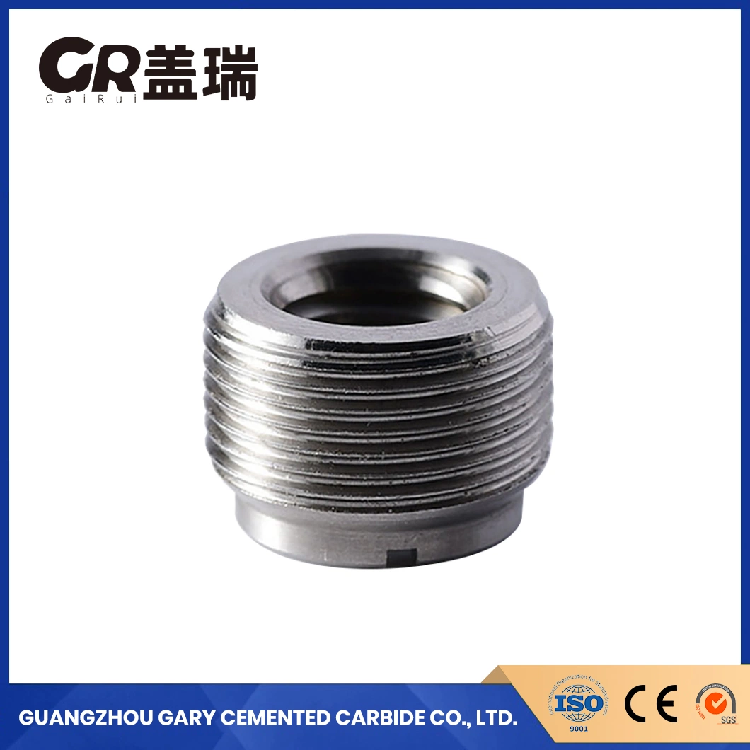 Gary China 1"-14uns-2A Tungsten Carbide Blasting Nozzle Suppliers PC2305501 Zy15X Oil Spray Head Steel Sleeve Thread Nozzle with 14.7-15.3% Content Long Life