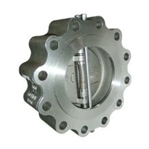 Wafer Lug Stainless Steel CF8m Duo Plate Disc Type Check Valve