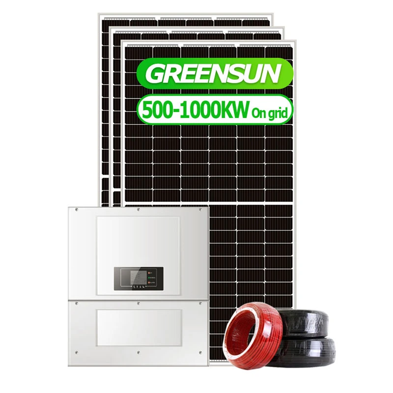 Sun Power 1MW on Grid Commercial Solar System with Solar Panel Solar Generator