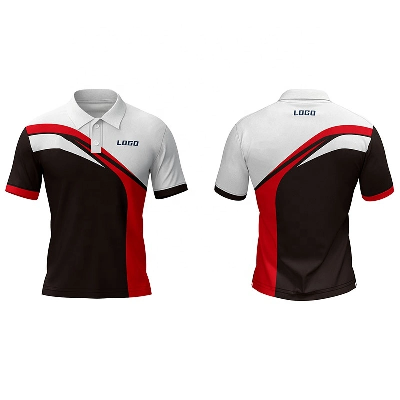 Breathable Short Sleeve Clothes Custom Sublimation Summer Polo Shirt