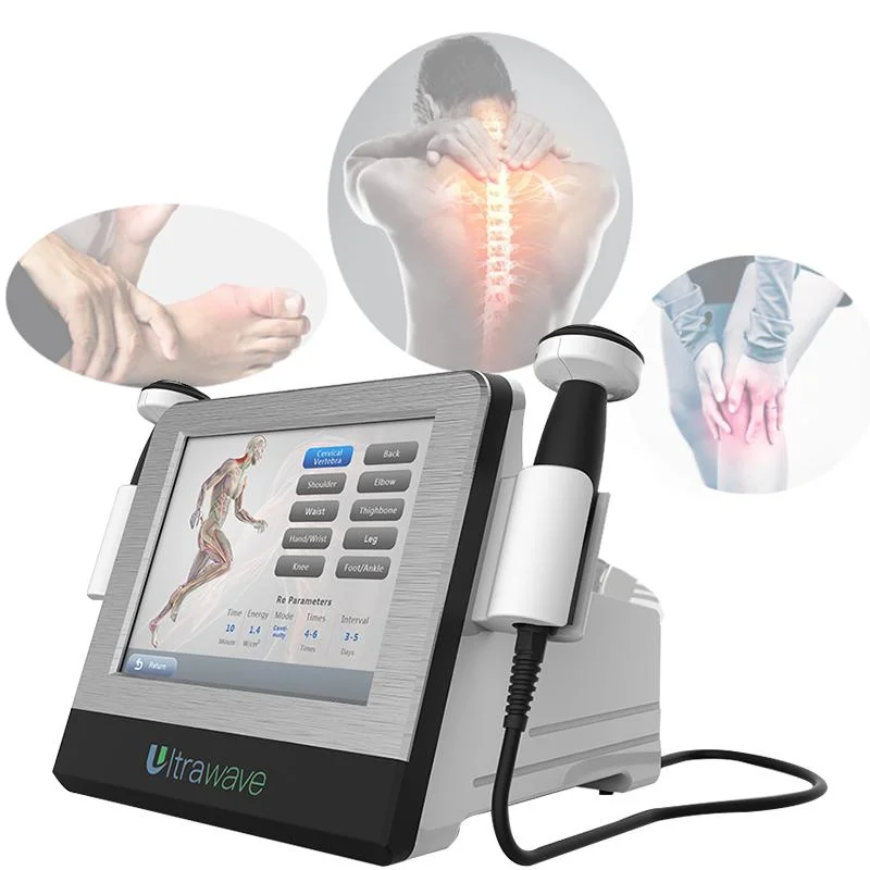 2 en 1 appareil de traitement de la douleur physique Ultra Wave Ultrasound Rehabilitation machine de physiothérapie à ultrasons équipement d'ultrawave