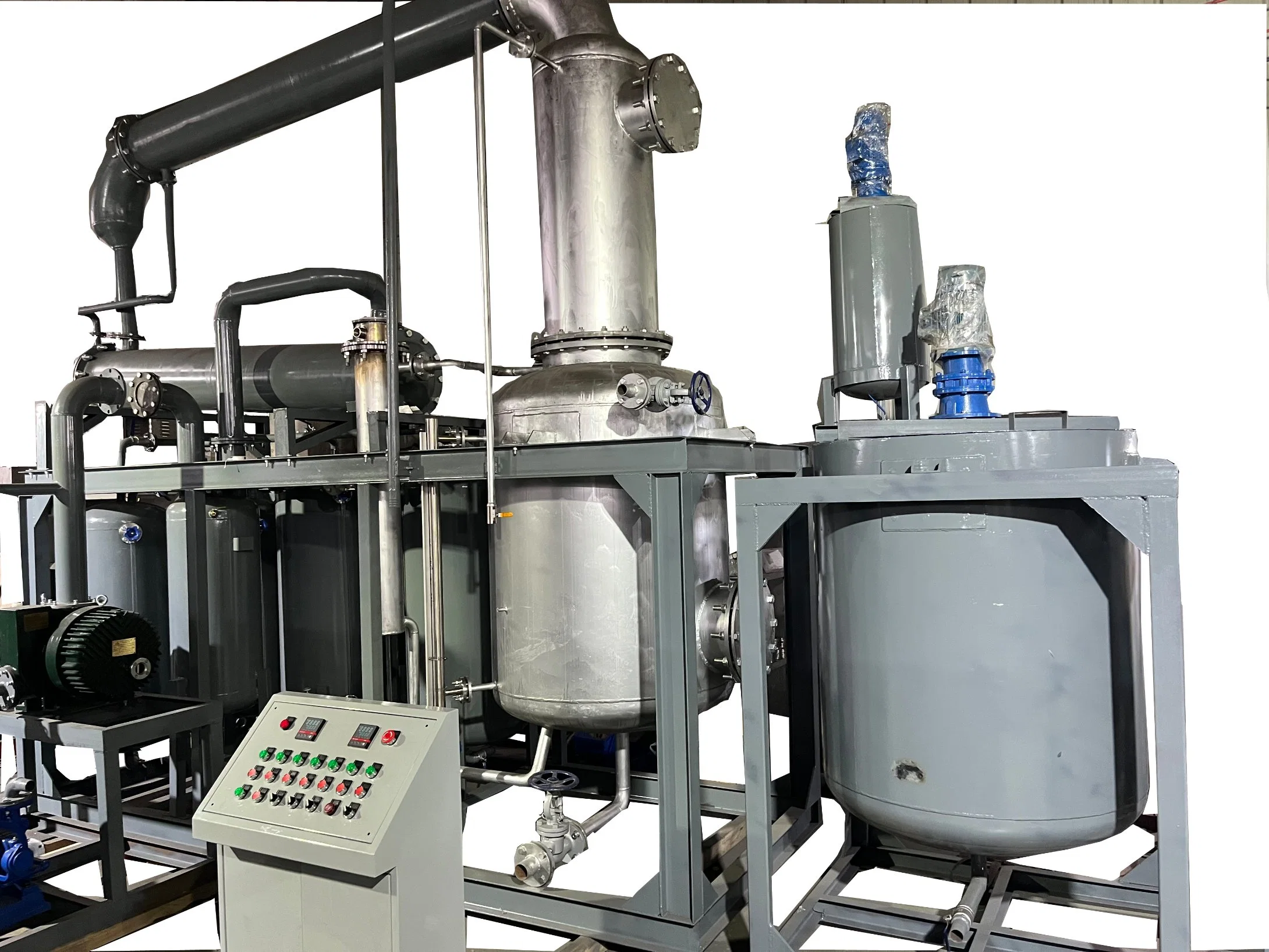 Waste Car Engine Oil Vacuum Distillation Machine to Get Base Oil