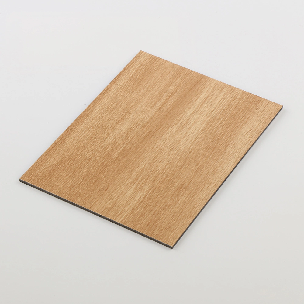 Fireproof Aluminium Wall Material ACP Sheet Wood Color Aluminum/Aluminium Composite Panel