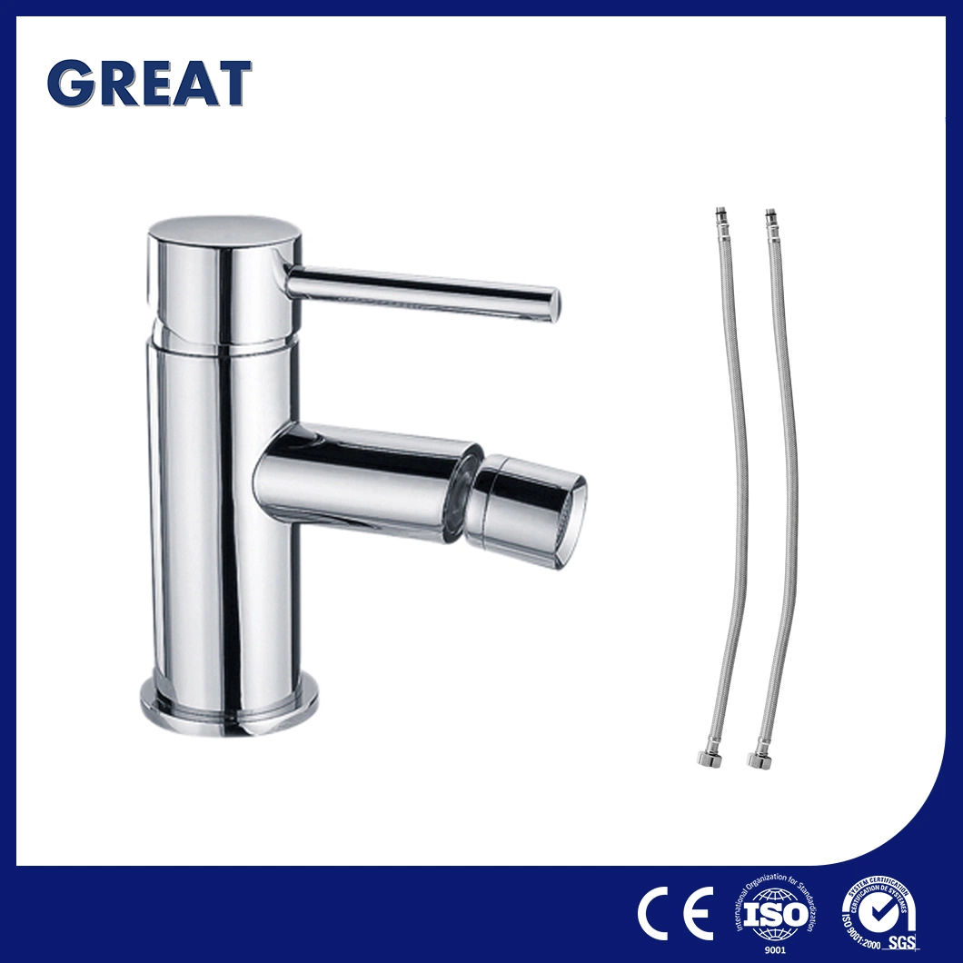 Great Single Cold Water Bidet Faucet Factory OEM Customized Bidet Toilet Tap Gl4107m40 Chrome Single Lever Bidet Faucet China Deck Mount American Bidet Faucet