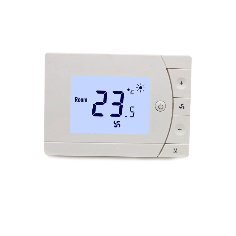 Surface-Mounted 3 Speed Fan Coil Air Conditioner Smart Manual Control Thermostat