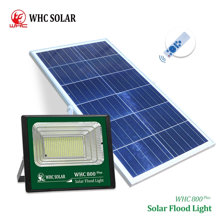 Whc Piscina Solar Iluminação de inundação na Rua LED Light com painel