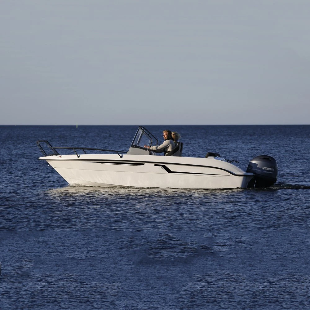 2022 Grandes de aluminio perfecto el transporte de ocio barco con consola de dirección