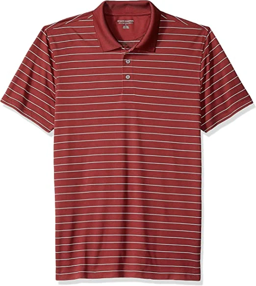 Mens Dry Quick Stripes Polo Shirts Casual Style Straight Cuts