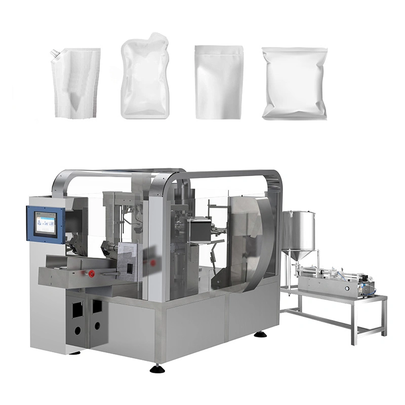 Automatic Tomato Paste/Chili Paste/Ketchup Sauce Pouch Filling Packing Machine