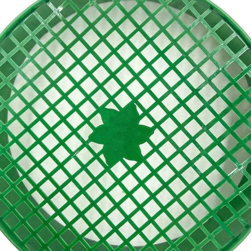 Зеленый круглый садовый сито Пластиковая скрипка камень Песок Сетка Садовые инструменты для работы с компост-почвенными каменными сетками