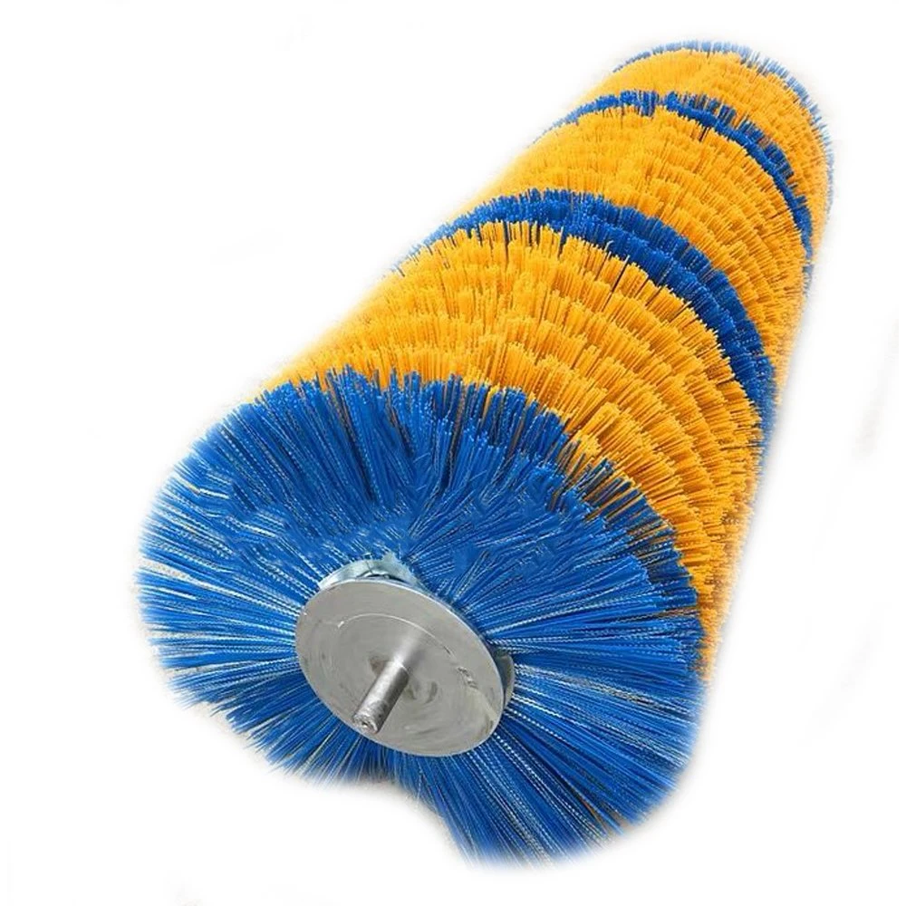 Injection PP Ring Road Sweeper Brush Flat Wafer Brush