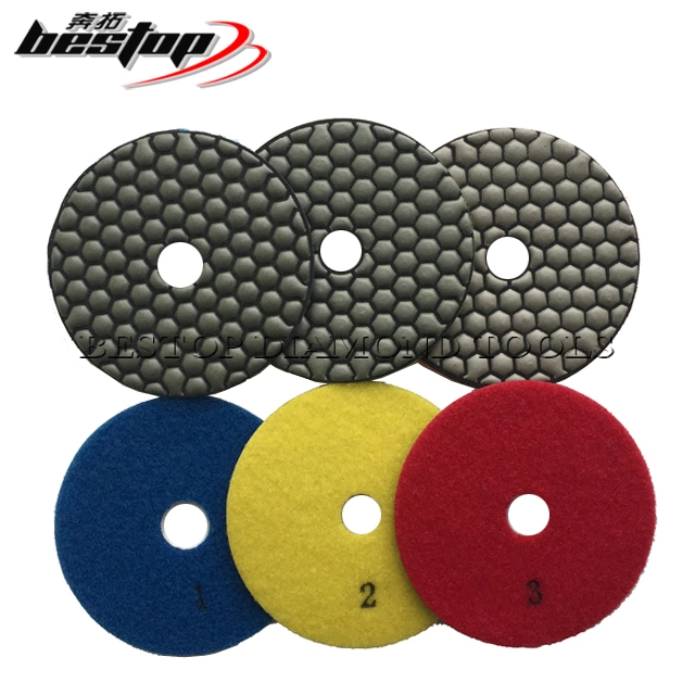 4" Diamond 3 Step Polishing Disc for Granite and Marble