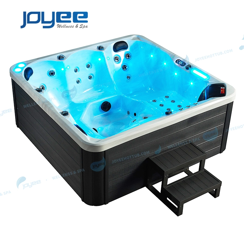 Bain à remous en acrylique importé de Joyee Balboa Garden SPA 5 personnes Bain bain bain bouillonnant extérieur