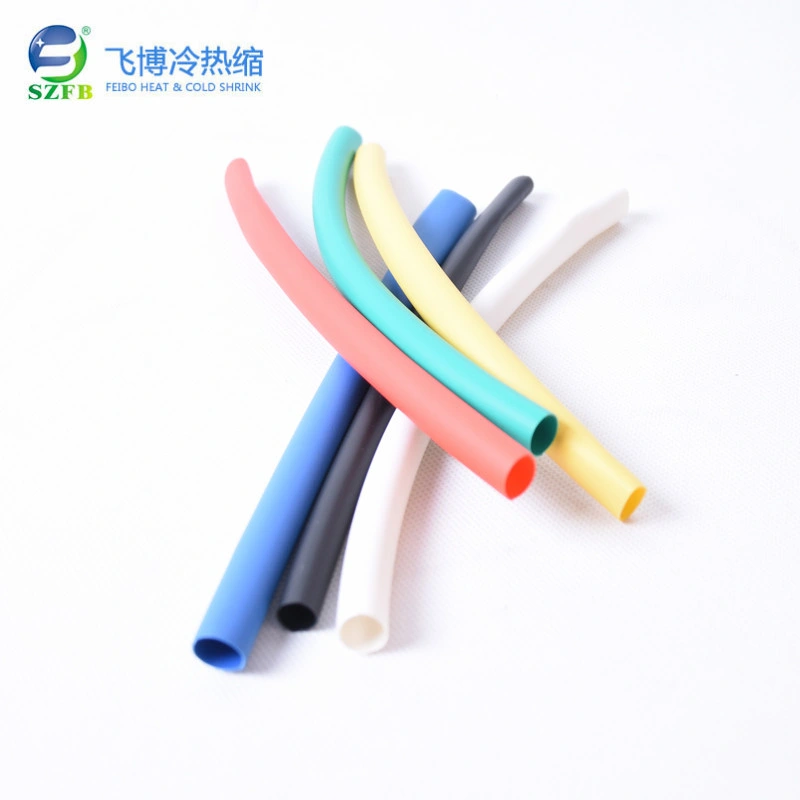 Customized Good Quality Feibo Dual Wall Heat Shrink Glue Tubing Heat Shrink Tube Set with Adhesive