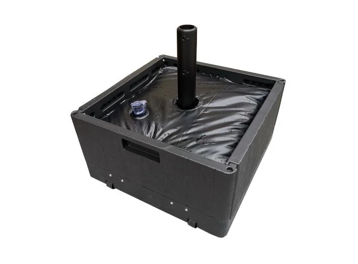 Kd Water Sand Filled Garden Plastic Square Umbrella Stand