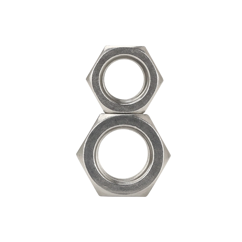 Producto de cierre de alta calidad SS304 DIN934 M10-M30 tuerca hexagonal