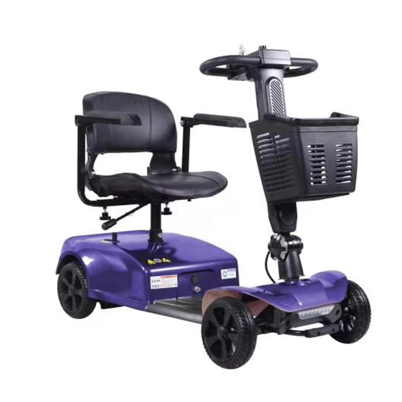 Moda Precio barato 4 ruedas movilidad discapacidad silla de ruedas scooter eléctrico Para adultos (MS-001)