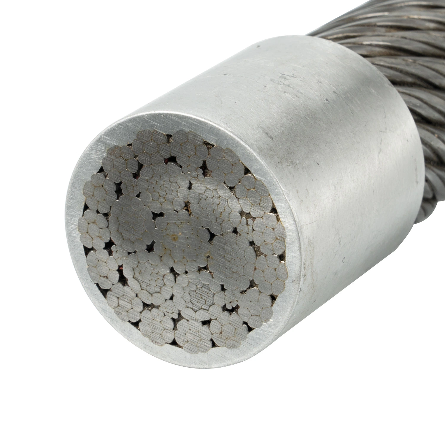 6X36WS+FC/Iwrc EN12385-4 Ungalvanize y Cable de acero galvanizado para la elevación